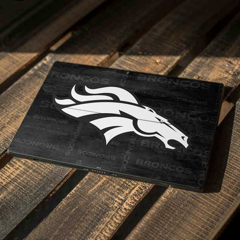 NFL Denver Broncos Black & White Surface Pro 6 Skin
