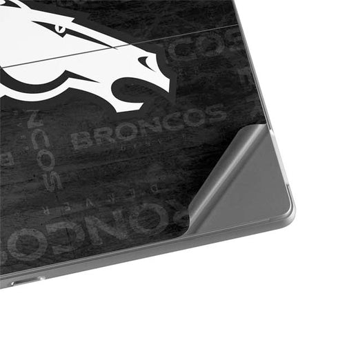 NFL Denver Broncos Black & White Surface Pro 8 Skin