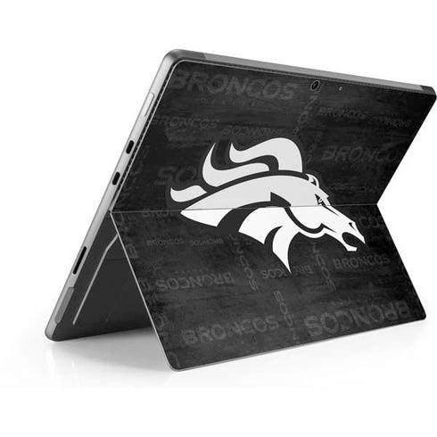 NFL Denver Broncos Black & White Surface Pro 9 Skin