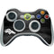 NFL Denver Broncos Black & White Xbox 360 Wireless Controller Skin