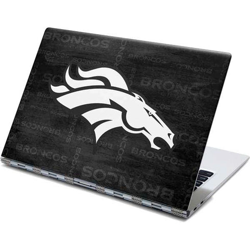 NFL Denver Broncos Black & White Yoga 910 2-in-1 14in Touch-Screen Skin