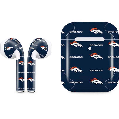 NFL Denver Broncos Blitz Series Apple AirPods 2 Skin