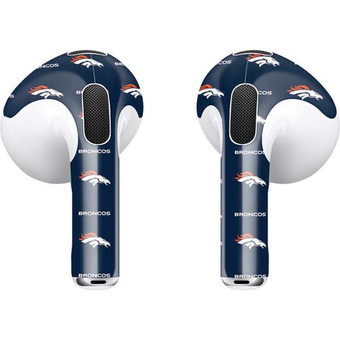 NFL Denver Broncos Blitz Series Apple AirPods (3rd Gen 2021) Skin