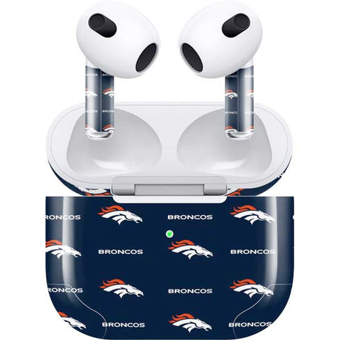 NFL Denver Broncos Blitz Series Apple AirPods (3rd Gen 2021) Skin