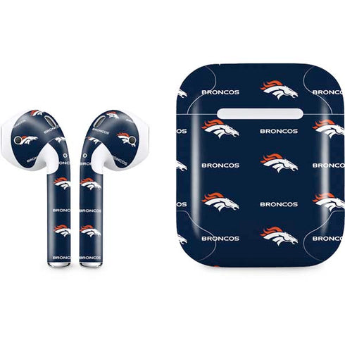 NFL Denver Broncos Blitz Series Apple AirPods Skin