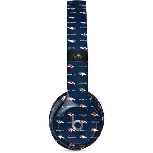 NFL Denver Broncos Blitz Series Beats Solo 2 Wired Skin