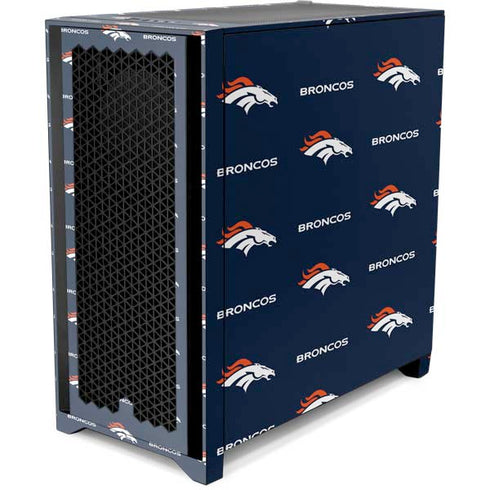 NFL Denver Broncos Blitz Series Corsair 4000D Tempered Glass Mid-Tower ATX Case Skin