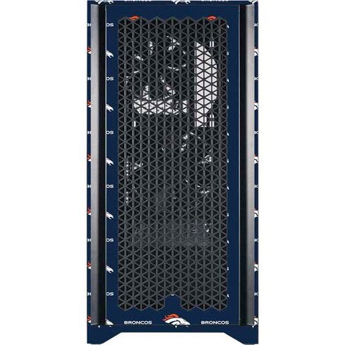 NFL Denver Broncos Blitz Series Corsair 4000D Tempered Glass Mid-Tower ATX Case Skin