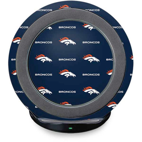 NFL Denver Broncos Blitz Series Fast Charge Wireless Charging Stand Skin