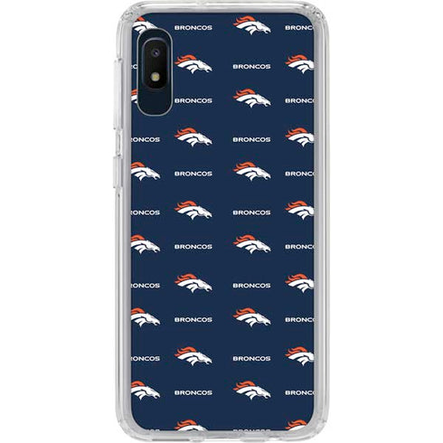 NFL Denver Broncos Blitz Series Galaxy A10e Clear Case