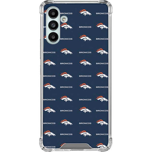 NFL Denver Broncos Blitz Series Galaxy A13 5G Clear Case