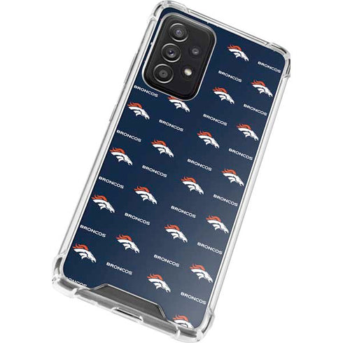 NFL Denver Broncos Blitz Series Galaxy A52 5G Clear Case
