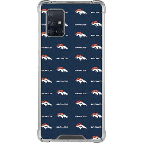 NFL Denver Broncos Blitz Series Galaxy A71 5G Clear Case