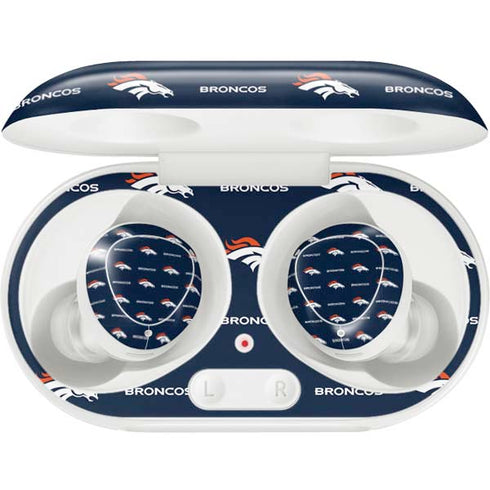NFL Denver Broncos Blitz Series Galaxy Buds Plus Skin