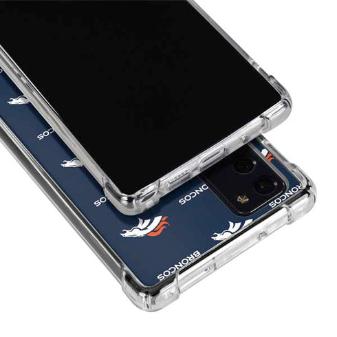 NFL Denver Broncos Blitz Series Galaxy Note20 5G Clear Case