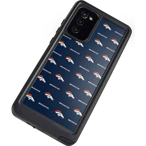 NFL Denver Broncos Blitz Series Galaxy Note20 5G Waterproof Case