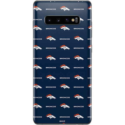 NFL Denver Broncos Blitz Series Galaxy S10 Plus Skin