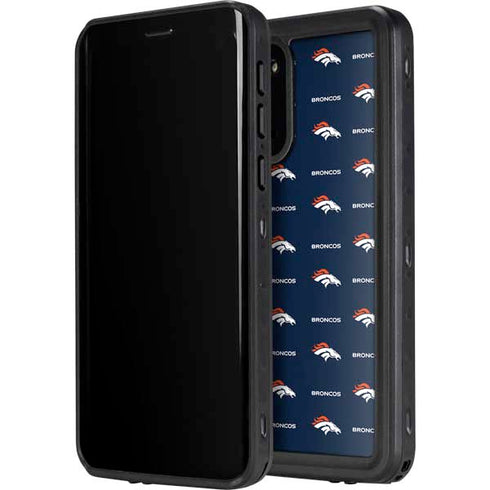 NFL Denver Broncos Blitz Series Galaxy S20 Plus Waterproof Case