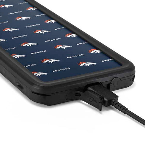 NFL Denver Broncos Blitz Series Galaxy S20 Plus Waterproof Case