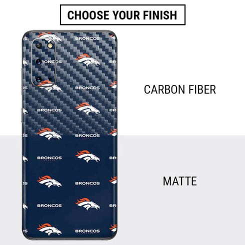 NFL Denver Broncos Blitz Series Galaxy S20 Skin