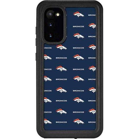 NFL Denver Broncos Blitz Series Galaxy S20 Waterproof Case