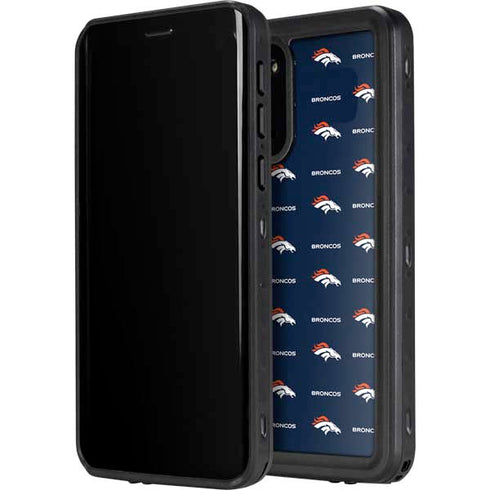 NFL Denver Broncos Blitz Series Galaxy S20 Waterproof Case