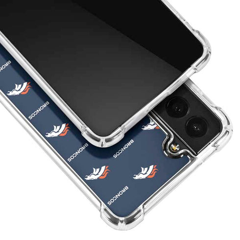 NFL Denver Broncos Blitz Series Galaxy S21 Plus 5G Clear Case