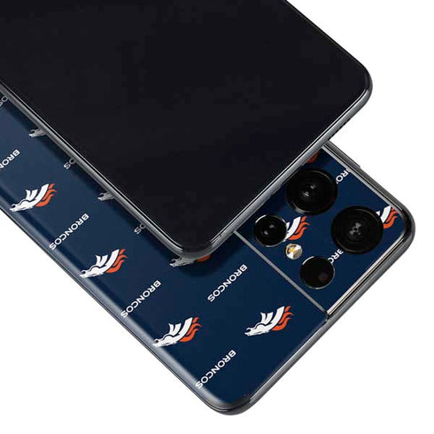 NFL Denver Broncos Blitz Series Galaxy S21 Ultra 5G Skin