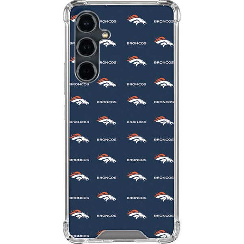 NFL Denver Broncos Blitz Series Galaxy S23 FE Clear Case