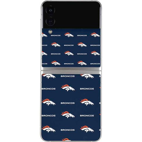 NFL Denver Broncos Blitz Series Galaxy Z Flip3 5G Skin
