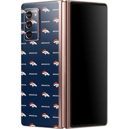 NFL Denver Broncos Blitz Series Galaxy Z Fold2 5G Skin