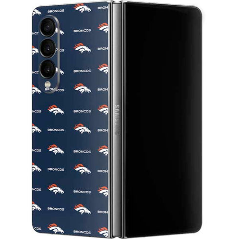 NFL Denver Broncos Blitz Series Galaxy Z Fold4 5G Skin