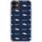 NFL Denver Broncos Blitz Series iPhone 11 Clear Case