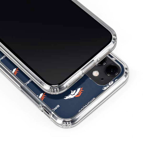 NFL Denver Broncos Blitz Series iPhone 11 Clear Case