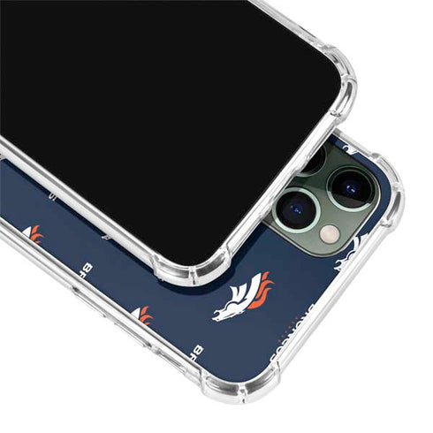 NFL Denver Broncos Blitz Series iPhone 11 Pro Max Clear Case