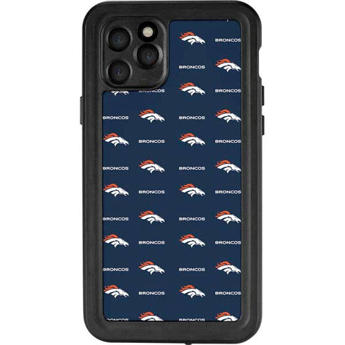 NFL Denver Broncos Blitz Series iPhone 11 Pro Waterproof Case
