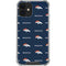 NFL Denver Broncos Blitz Series iPhone 12 Clear Case