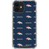 NFL Denver Broncos Blitz Series iPhone 12 Clear Case