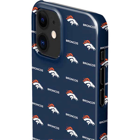 NFL Denver Broncos Blitz Series iPhone 12 Mini Lite Case