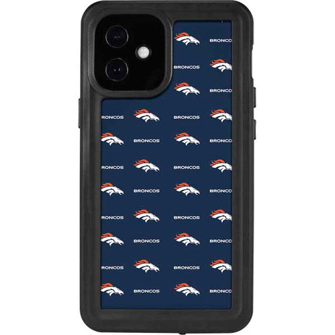 NFL Denver Broncos Blitz Series iPhone 12 Mini Waterproof Case