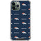 NFL Denver Broncos Blitz Series iPhone 12 Pro Clear Case