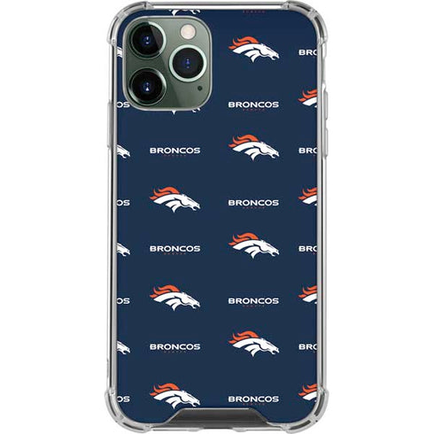NFL Denver Broncos Blitz Series iPhone 12 Pro Max Clear Case