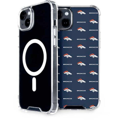 NFL Denver Broncos Blitz Series iPhone 15 MagSafe Case