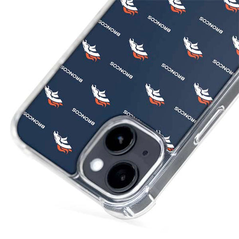 NFL Denver Broncos Blitz Series iPhone 15 Plus MagSafe Case