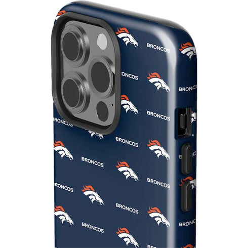 NFL Denver Broncos Blitz Series iPhone 15 Pro Impact Case