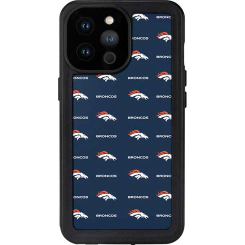 NFL Denver Broncos Blitz Series iPhone 14 Pro Max Waterproof Case