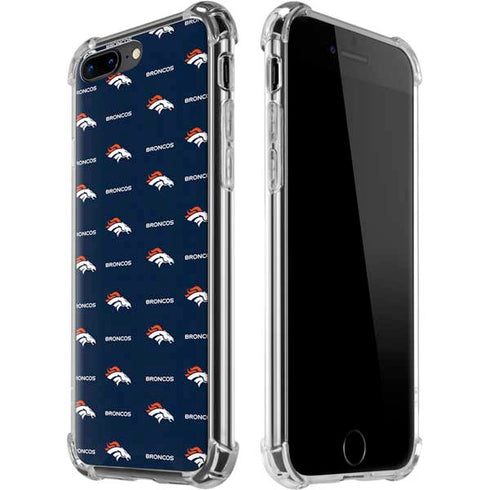 NFL Denver Broncos Blitz Series iPhone 7/8 Plus Clear Case