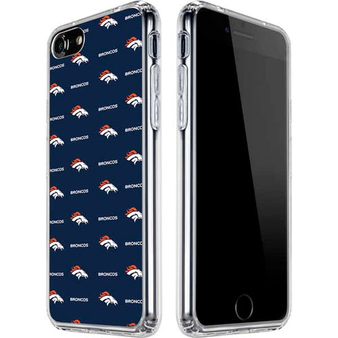 NFL Denver Broncos Blitz Series iPhone SE (2nd & 3rd Gen) Clear Case