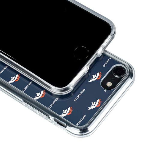NFL Denver Broncos Blitz Series iPhone SE (2nd & 3rd Gen) Clear Case