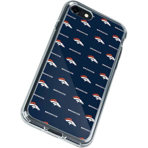 NFL Denver Broncos Blitz Series iPhone SE (2nd & 3rd Gen) Clear Case